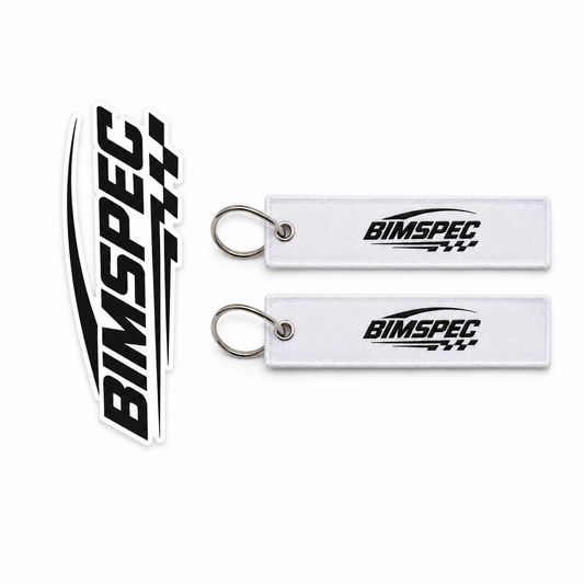 BIMSPEC Sticker + Jet Tag Bundle