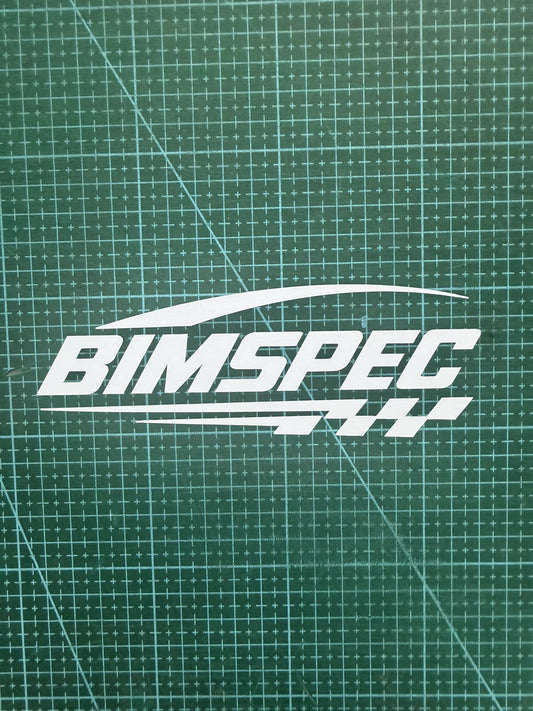 BIMSPEC Sticker 55.4x160mm
